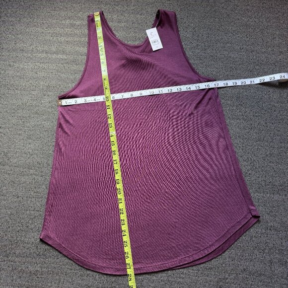 Plum Purple NWT Tank Top XS/S Yoga Workout Activewear - Picture 10 of 16